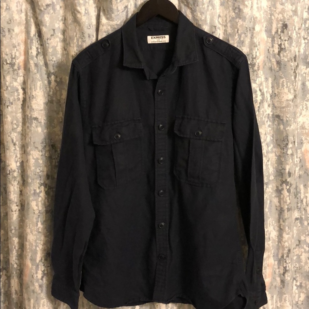 Express Long Sleeve Button Down - Size L